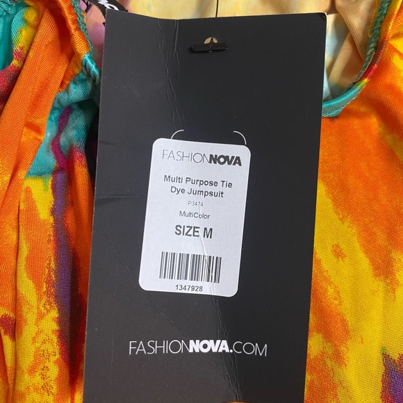 Multi Purpose Tie Dye Jumpsuit - Multi Color - Picture 3 of 3